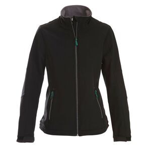 Printer Womens/Ladies Trial Soft Shell Jacket / Black